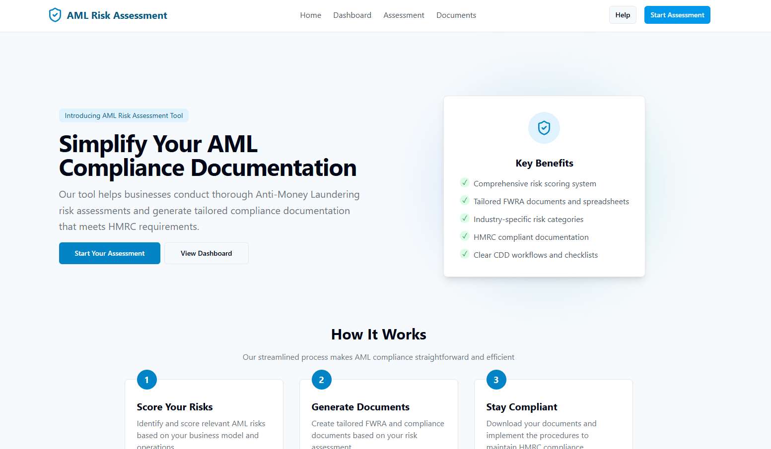 AML Audit Compliance Tool preview