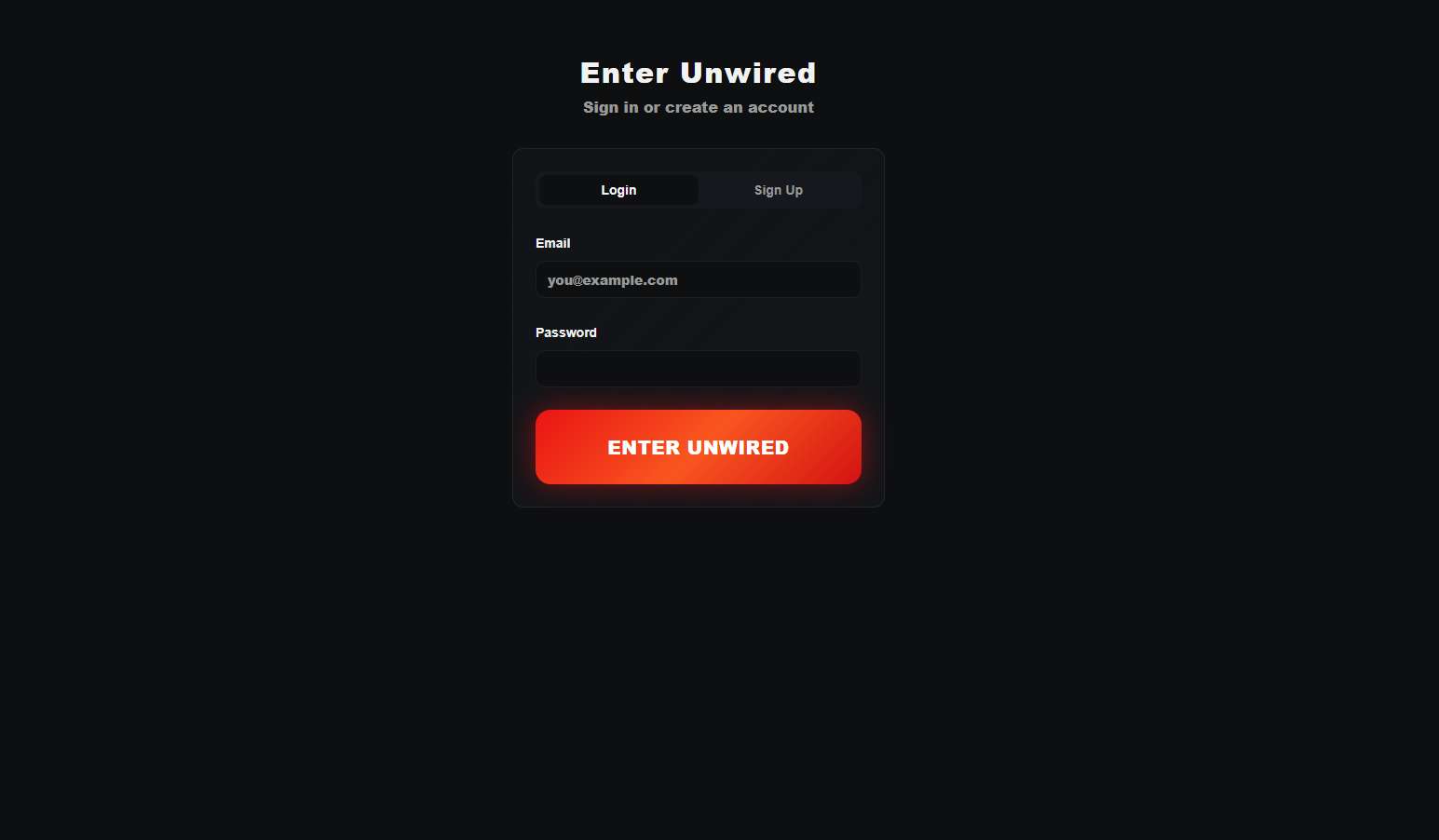 Unwired behavior-change app preview